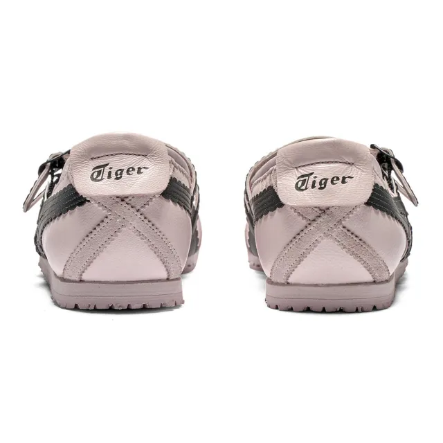 【Onitsuka Tiger】鬼塚虎 粉底黑虎爪紋 MEXICO 66 TGRS 休閒鞋 (1182A678-700)