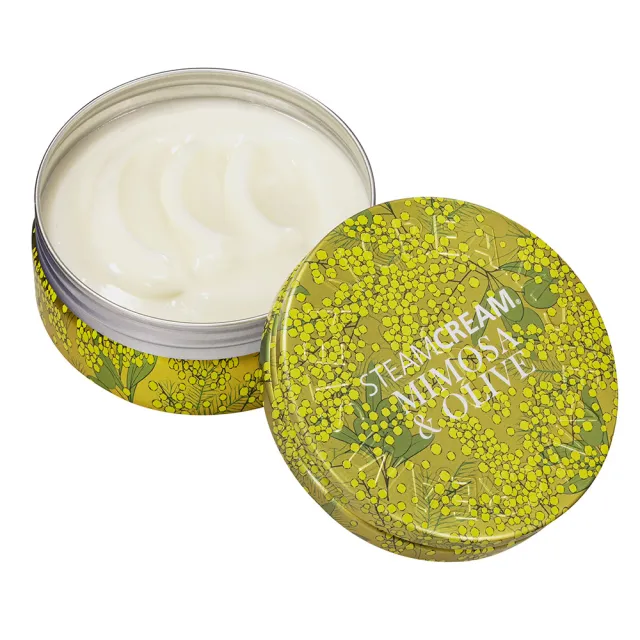 【STEAMCREAM 蒸汽乳霜】1455/含羞草與橄欖 75g / 1入(高效保濕 / 純素保養)