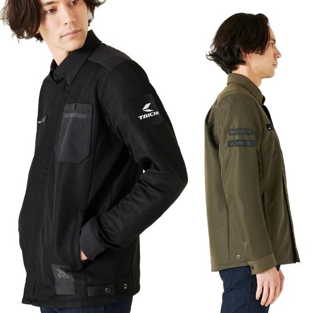 【RS TAICHI】RSJ339 男/女版五件式護具襯衫式透氣網格防摔衣