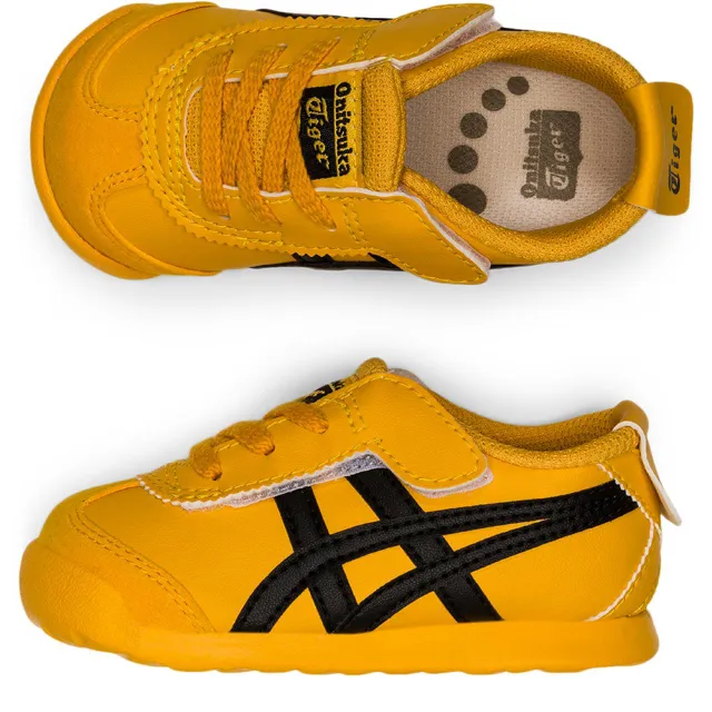 とら Onitsuka Tiger】鬼塚虎米白底深藍虎爪紋MEXICO 66 小童鞋