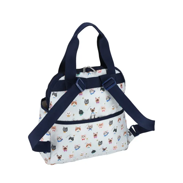 【Lesportsac】Double Trouble Backpack 手提兩用後背包 媽媽包 送禮 禮物 推薦 女包(晴空貓語)
