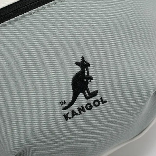 【KANGOL】袋鼠 撞色圓角側背包 64558709