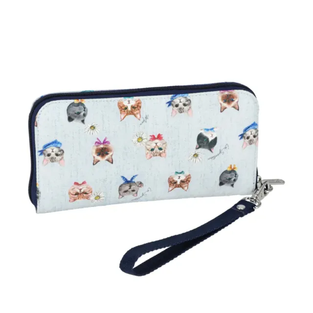 【Lesportsac】Tech Wallet Wristlet 腕帶錢包 手拿包 長夾 送禮 禮物 推薦 女包(晴空貓語)