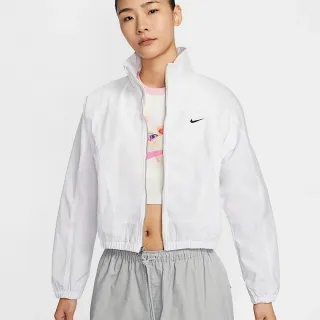【NIKE 耐吉】休閒外套 運動外套 防風夾克 女款 AS W NSW EVRTHNG WVN RPL UV 白色(HJ1000100)
