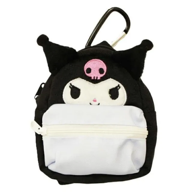 【小禮堂】雙11 Sanrio 三麗鷗 扣環小物收納包 後背包款 Kitty 酷洛米 大耳狗(平輸品)
