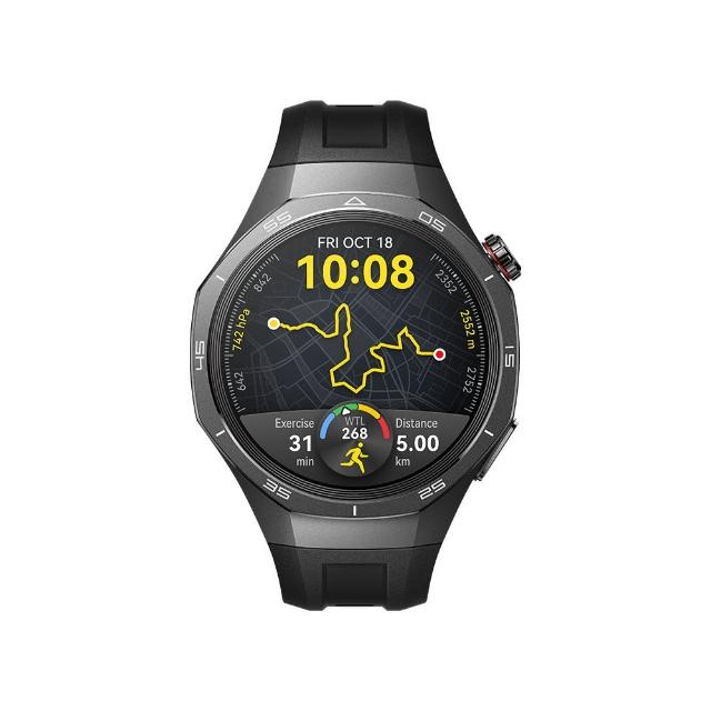 【HUAWEI 華為】WATCH GT5 Pro GPS 46mm 健康運動智慧手錶(曜石黑)