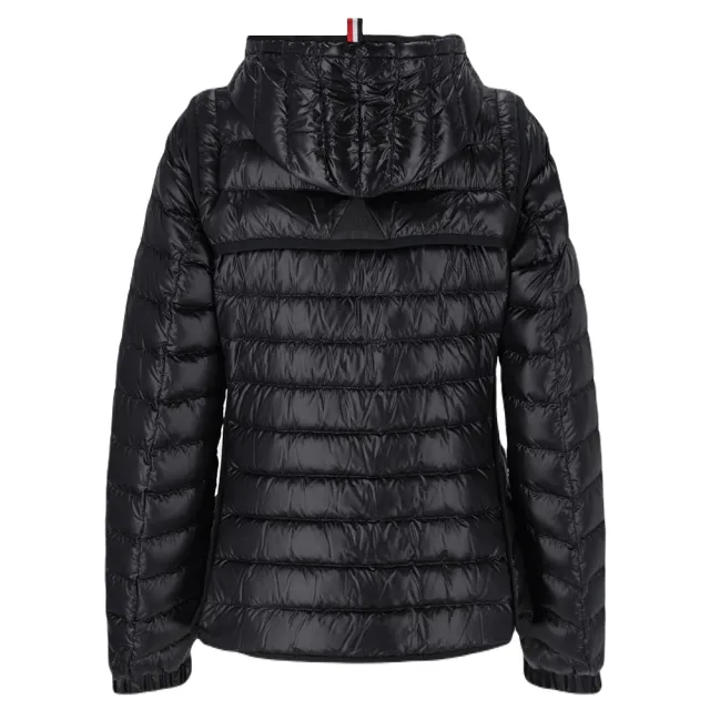 【MONCLER】女款 KARURA 二合一連帽羽絨外套/背心-黑色(0號USA-XS、1號USA-S、2號USA-M、3號USA-L)