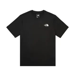【The North Face 官方旗艦】北面男款黑色吸濕排汗短袖T恤｜8DG6JK3(排汗衫)