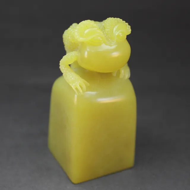 唐物【寿山石】 芙蓉氷凍石 龍鈕 印材印章 高6.4㎝ 重49g／箱付 美品！ 楽天市場】□龍香堂□☆寿山石赤芙蓉凍石 印材置物「親子山羊