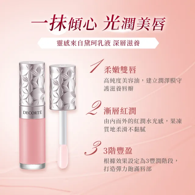 【DECORTE 黛珂】誘光豐潤輕唇萃7ml(3色可選)