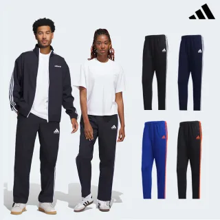 【adidas 愛迪達】AEROREADY 四季運動長褲(四季長褲 經典 三線 休閒 百搭 薄款 健身)