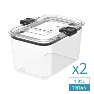 【Prepara】Latchlok 系列 TRITAN 保鮮盒 [5號]-1850ml(優惠2入組)