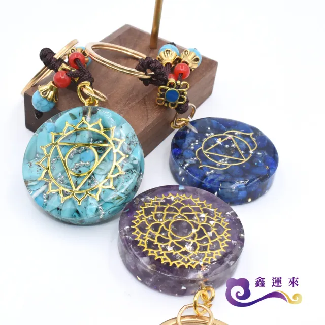 【鑫運來】◎奧剛七脈輪圖騰圓形吊飾(款式隨機)