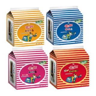 【統一麵】風味袋5入 X2袋(肉燥特大/蔥燒牛肉/鮮蝦/肉骨茶)