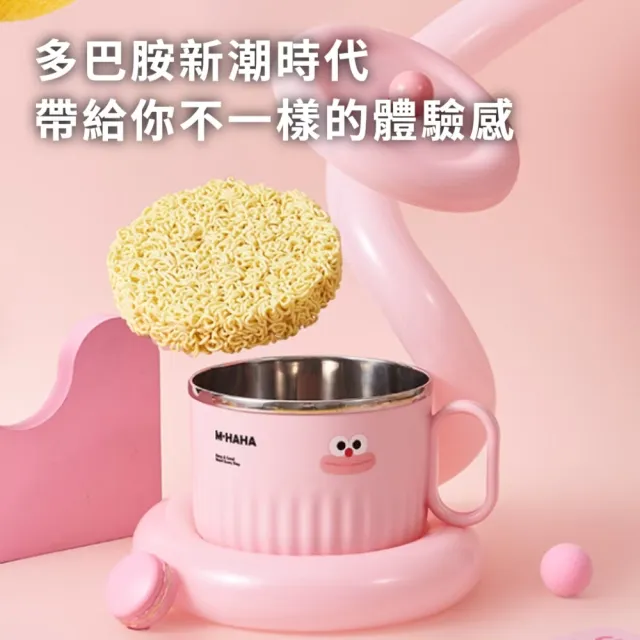 不鏽鋼表情帶蓋泡麵碗(手柄碗 大容量 瀝水 隔熱碗 露營 餐盒 飯盒 便當盒 學生宿舍 飯碗) - momo購物網 - 好評推薦 -2026年6月