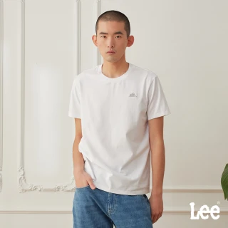 【Lee 官方旗艦】男裝 短袖T恤 / 左胸火漆章小LOGO  共2色 標準版型(LB502002K11  / LB502002K14)