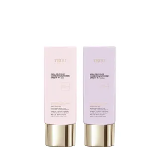 【TRUU 童】高水感亮顏校色防曬乳SPF50+★★★ 50ml(水潤清爽、抗老修復、美白保養)