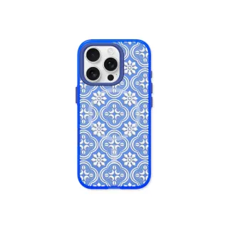 【RHINOSHIELD 犀牛盾】iPhone 14系列 JellyTint  MagSafe兼容 磁吸透明手機殼/壓花玻璃-白色海棠(老屋顏)