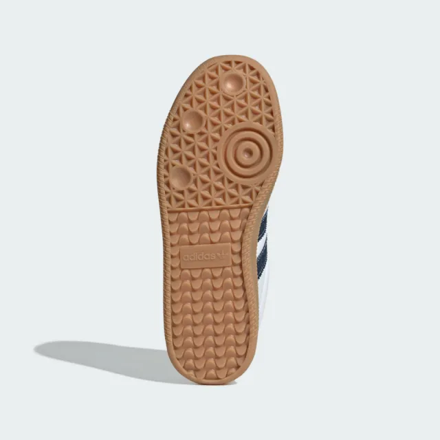 【adidas 愛迪達】SAMBA XLG 運動休閒鞋(JQ7440 男鞋/女鞋 ORIGINALS厚底休閒鞋 白x牛仔藍)
