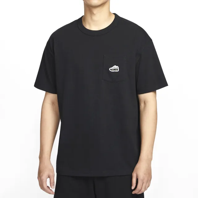 【NIKE 耐吉】Tee M90 SNKR Patch PK 男款 黑色 運動 休閒 圓領 上衣 短袖 HJ0575-010