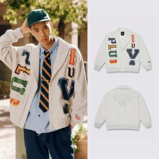 【VANS 官方旗艦】Tokyo Design Collective 米灰色青果領開襟外套