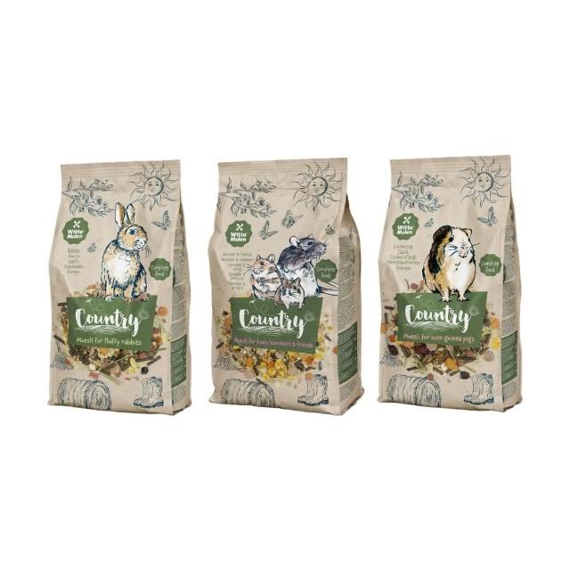 【Whitte Molen 荷蘭偉特】鄉村Country 主食系列 2.5/3kg(鼠飼料、兔飼料、龍貓飼料、天竺鼠飼料、倉鼠)