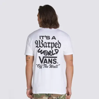 【VANS 官方旗艦】Warped World 男女款白色短袖T恤