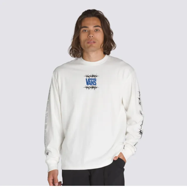 【VANS】官方旗艦 MTE Electro Waves 米白色長袖T恤