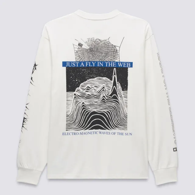 【VANS】官方旗艦 MTE Electro Waves 米白色長袖T恤