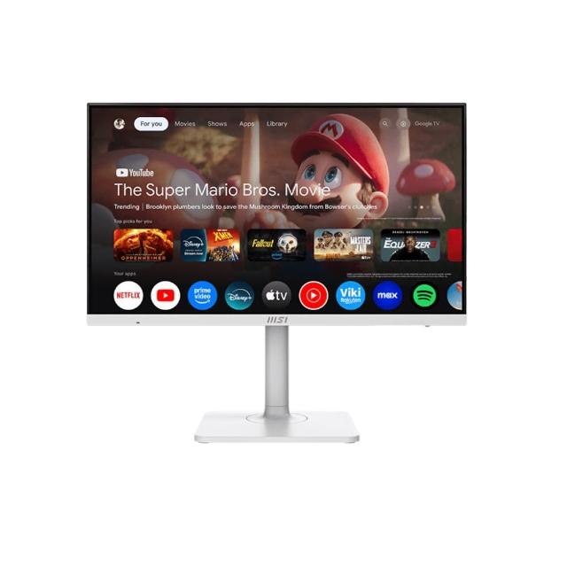 MSI微星 MD272UPSW 27吋 4K UHD (3840x2160) IPS 面板顯示器，採用廣視角 178° 技術，亮度達 300 cd/m²，支援 1.07 億色與 HDR 顯示，內建抗藍光、零閃屏護眼功能，適合辦公、追劇、學生使用。配備 HDMI、Type-C、DisplayPort 輸入，內建喇叭與 Adaptive-Sync 技術，窄邊框設計美型輕薄，VESA 壁掛支援，三年保固，CP 值高首選。