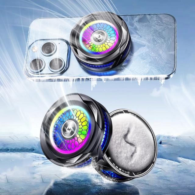 【ANTIAN】SL25 半導體製冷手機降溫散熱器 手機發燙冷卻器背夾 二檔溫控 電競手機降溫神器