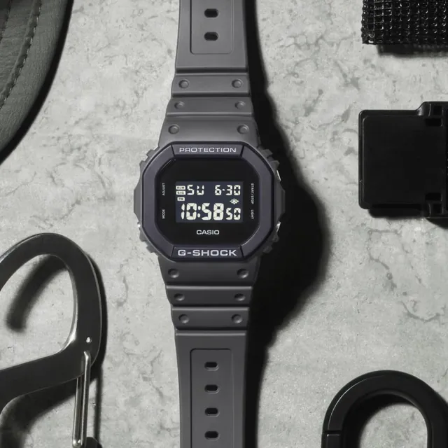 【CASIO 卡西歐】G-SHOCK 街頭運動風電子錶 雙11 送禮(DW-5610UU-8)