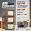 【FL 生活+】1入組-抽屜式可掀蓋疊加耐重收納箱-大款(FL-309)