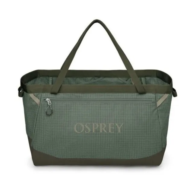 【Osprey】雙11 Transporter Gear Tote 60L 托特包 松葉綠(旅行 戶外 日常使用)