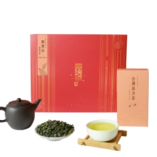 【茶曉得】阿里山淡奶香高山烏龍茶葉禮盒(150gx2包x1盒-共半斤;附提袋;送禮首選)