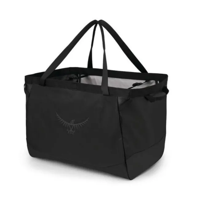 【Osprey】雙11 Transporter Gear Tote 60L 托特包 渡鴉黑(旅行 戶外 日常使用)