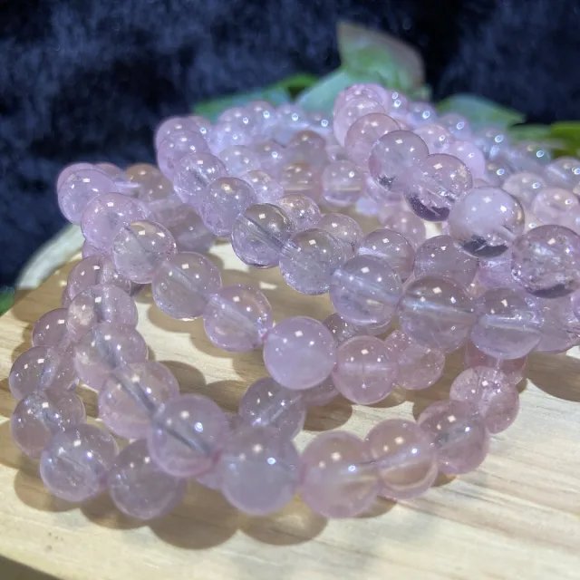 【Cozy 世界水晶原礦與茶】粉托帕石 8mm+ 97-7(高溫粉. 有助重建信心 消除悲哀)