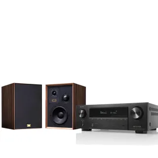 【Denon 天龍】Hi-Fi 兩聲道組合(AVR-X1800H+Wharfedale SUPER DENTON 喇叭)