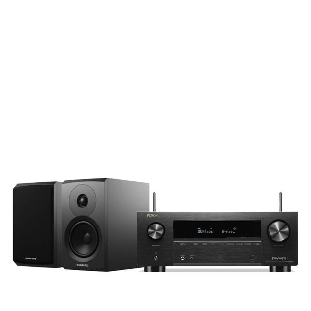【Denon 天龍】兩聲道音響組合(AVR-X2800H+Dynaudio Emit 10 喇叭)