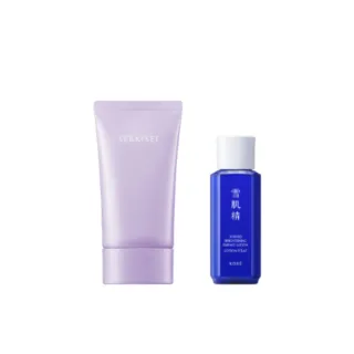 【KOSE 高絲】雪肌精漾活UV全效防曬飾底乳SPF35/PA+++贈澄白薏透露30ml