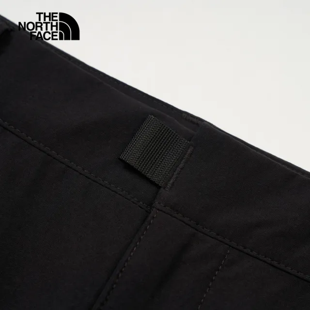 【The North Face】TNF 北臉 北面 休閒 防潑水戶外徒步長褲 W BASIN PANT - AP 女 黑(NF0A8DFKJK3)