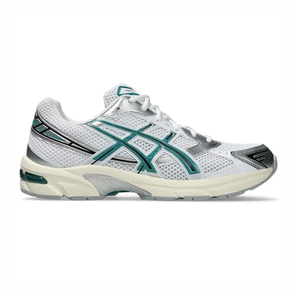 【asics 亞瑟士】Gel-1130 男女 運動休閒鞋 復古 舒適 穿搭 亞瑟士 白 綠(1203A609-100)