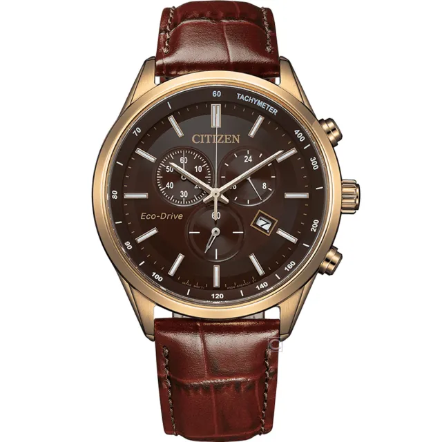 【CITIZEN 星辰】Eco-Drive 光動能計時腕錶 手錶 男錶-42mm(AT2573-07X) 中秋 送禮自用