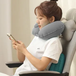 【蘿林嚴選】充氣枕(U型枕 充氣 頸枕 枕頭 充氣枕 頸枕 枕 飛機枕 旅行枕 趴睡枕 旅行必備 充氣 ROYALLIN)