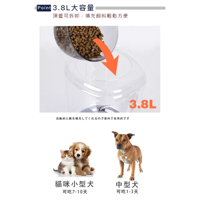 【Truly House】3.8L寵物自動餵食器 莫蘭迪限定/貓咪餵食器/餵食器/狗餵食器(兩色任選)