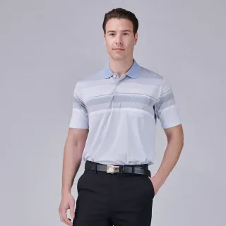 【Emilio Valentino 范倫鐵諾】男短袖POLO衫 吸濕排汗 機能彈力  口袋 POLO衫 台灣製造(66-5V9112)