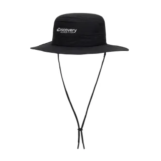 【Discovery Expedition】Freshvent 透氣漁夫帽 防潑水 可拆固定繩 機能帽(DXHT4095N-BKS)