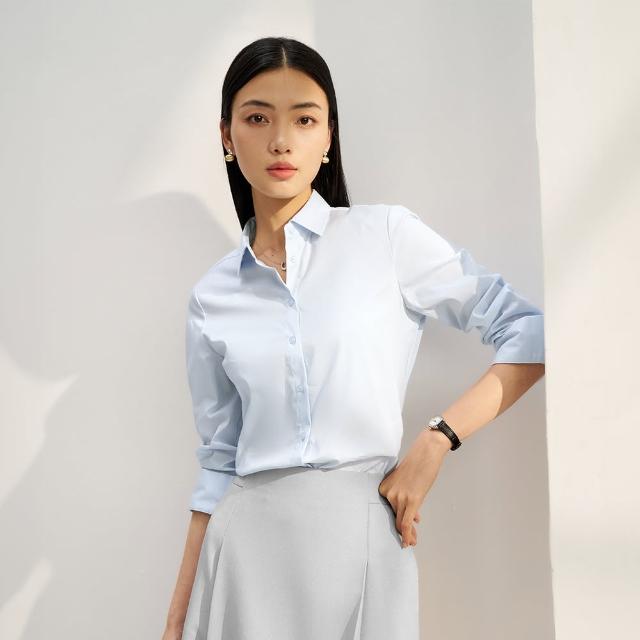 【G2000】女襯衫 商務防紫外線長袖上班襯衫(3款可選) 面試 職場 通勤穿搭