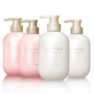 【CLAYGE】沙龍級海泥洗髮精/潤髮乳500ml(微涼感/無矽靈/控油蓬鬆/柔順修護/舒緩調理)