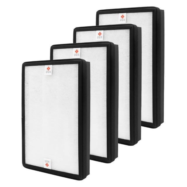 【蟎著媽】複合式濾網4入優惠組(適用 3M FA-U120 FA-U150 U200-F U200-ORF 空氣清淨機)